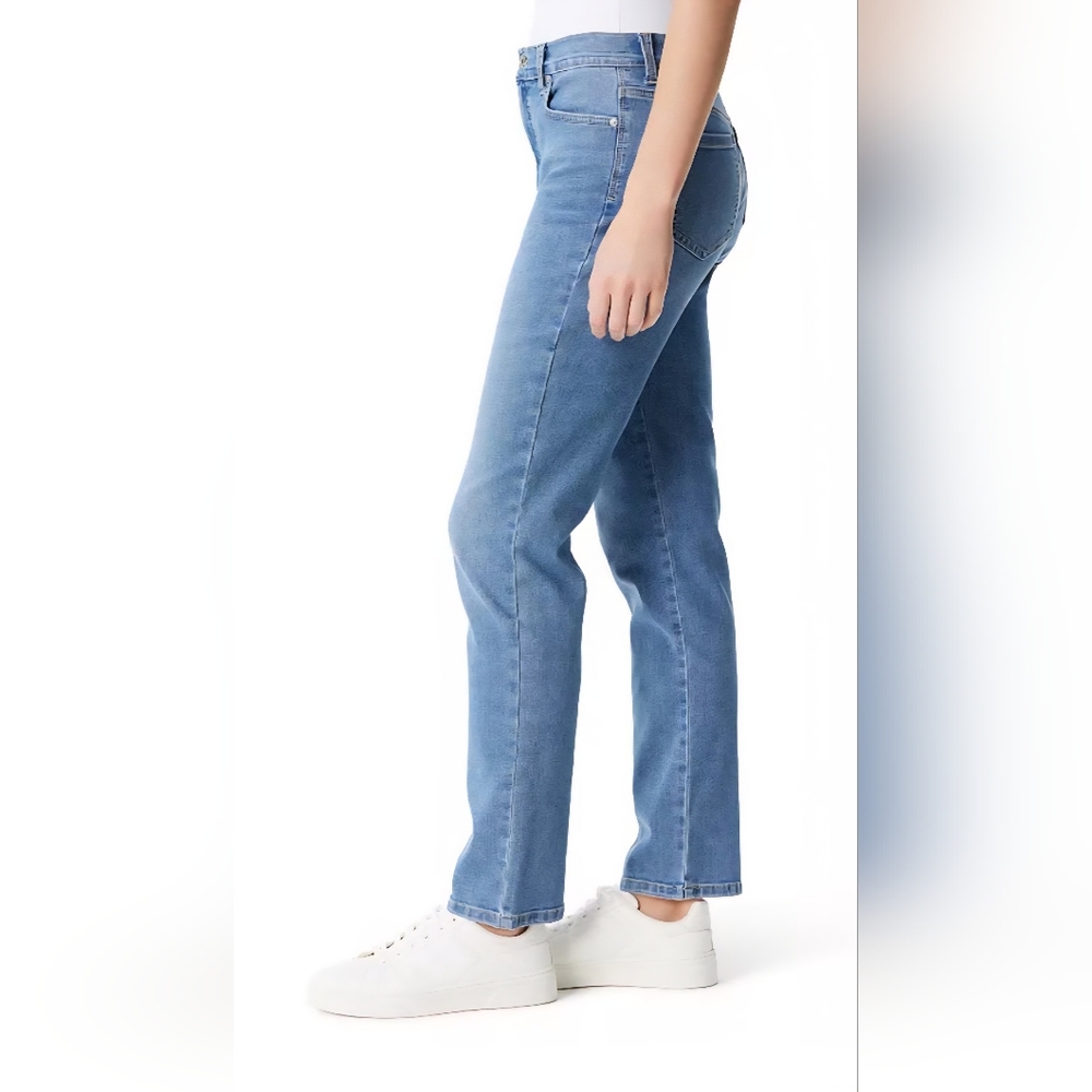 Gloria Vanderbilt Size 16L Amanda Classic Rise Tapered Leg Denim Jeans! NWT